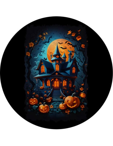 PopSockets Murciélagos y Calabazas Halloween Casa Embrujada