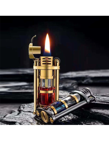 Encendedor Antorcha Recargable Lliang Negro a Prueba de Viento