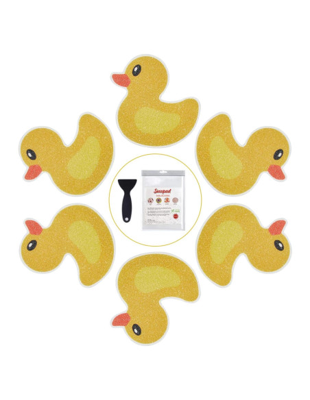 Pegatinas Antideslizantes Secopad para Bañera - 10 Piezas Patito Pegatinas Antideslizantes Secopad para Bañera - 10 Piezas Patito