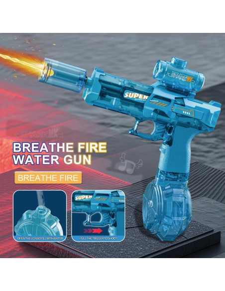 Pistola de Agua Eléctrica Recargable ELPSCGROO Azul 8.53m