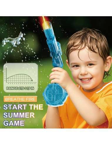 Pistola de Agua Eléctrica Recargable ELPSCGROO Azul 8.53m