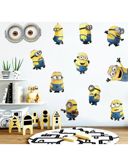 Calcomanías de Pared Minions DEKOSH - Set de 10 Piezas Calcomanías de Pared Minions DEKOSH - Set de 10 Piezas