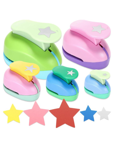 Perforadora en Forma de Estrella Zonon - 5 Piezas para Manualidades