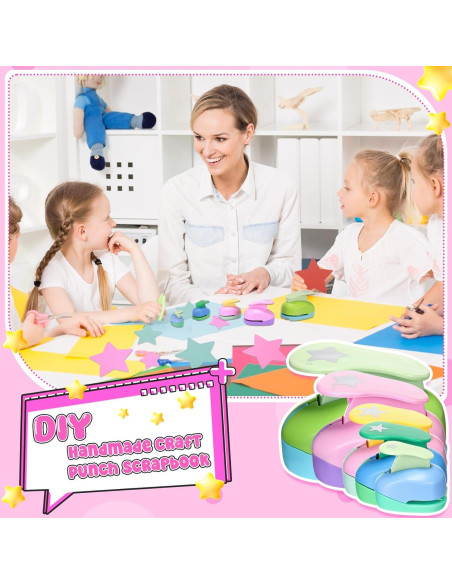 Perforadora en Forma de Estrella Zonon - 5 Piezas para Manualidades Perforadora en Forma de Estrella Zonon - 5 Piezas para Manualidades
