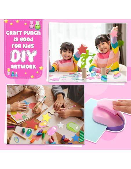 Perforadora en Forma de Estrella Zonon - 5 Piezas para Manualidades Perforadora en Forma de Estrella Zonon - 5 Piezas para Manualidades