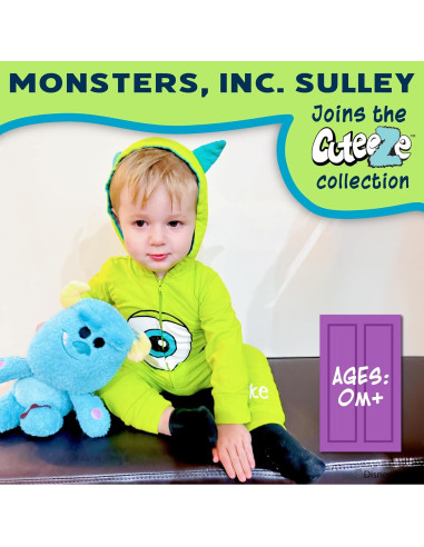 Peluche Sully Cuteeze Disney Baby 30 cm para Bebés y Niños