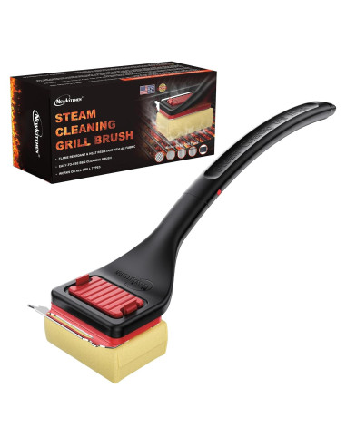 Cepillo de Limpieza a Vapor NEWKITCHEN con Cabezal de Kevlar