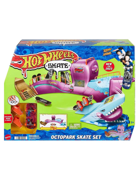 Juego de Patinaje Hot Wheels Skate Octopus con Patineta y Zapatillas Juego de Patinaje Hot Wheels Skate Octopus con Patineta y Zapatillas