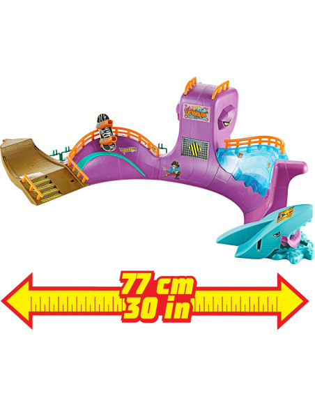 Juego de Patinaje Hot Wheels Skate Octopus con Patineta y Zapatillas Juego de Patinaje Hot Wheels Skate Octopus con Patineta y Zapatillas