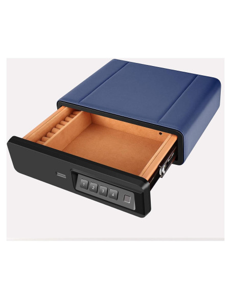 Caja Fuerte Biométrica BBRKIN para Pistolas y Joyas - Azul Caja Fuerte Biométrica BBRKIN para Pistolas y Joyas - Azul