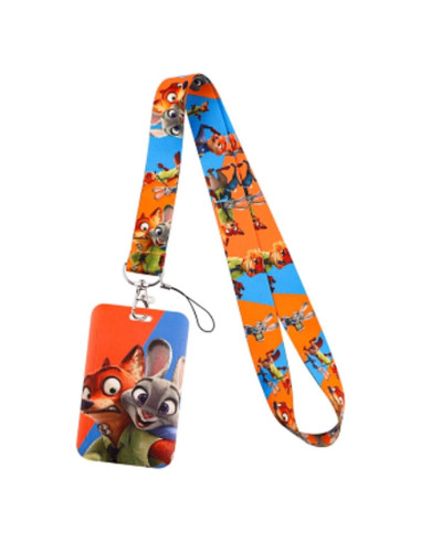 Cinta temática Zootopia TCB Creations con soporte ID y llavero