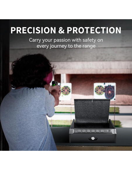 Caja Fuerte Biométrica ADIMO para Pistolas - Acceso Rápido Caja Fuerte Biométrica ADIMO para Pistolas - Acceso Rápido