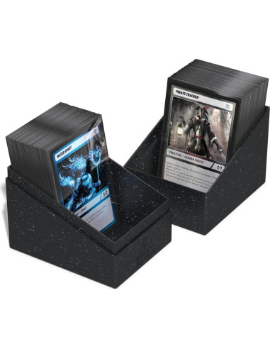 Caja para Mazo de Cartas TCG Ultimate Guard RTE Boulder 133 Negra