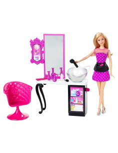 Muñeca Barbie Ever After High CMM55 Set Salón de Belleza
