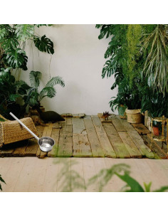 Cucharón de Acero Inoxidable HEMOTON con Mango Largo 41.3 cm 2