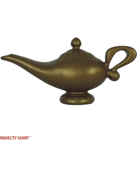 Lámpara de Genio Aladino de Plástico 22.86 cm - Accesorio Disfraz Lámpara de Genio Aladino de Plástico 22.86 cm - Accesorio Disfraz