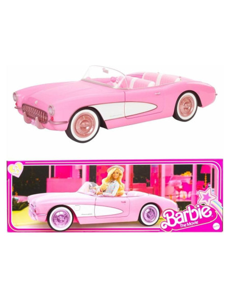 Coche Coleccionable Barbie Corvette Rosa HPK02 25.4x61x20.3cm Coche Coleccionable Barbie Corvette Rosa HPK02 25.4x61x20.3cm