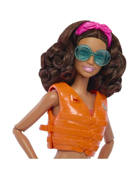 Muñeca Surf Barbie HPL69 con Accesorios de Playa y Perrito Muñeca Surf Barbie HPL69 con Accesorios de Playa y Perrito