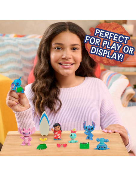 Conjunto de Figuras Coleccionables Disney Stitch 11 Piezas 5 cm Conjunto de Figuras Coleccionables Disney Stitch 11 Piezas 5 cm