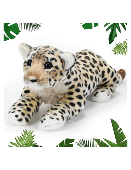 Peluche Leopardo RoundFunny 38 cm Juguete Infantil Abrazable Peluche Leopardo RoundFunny 38 cm Juguete Infantil Abrazable