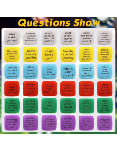 Cubos de Conversación Hanaive 12 Pcs para Aprendizaje Social