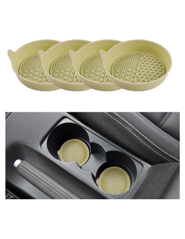 Soporte para Tazas de Coche Mandark - 4 Piezas Silicona Antideslizante