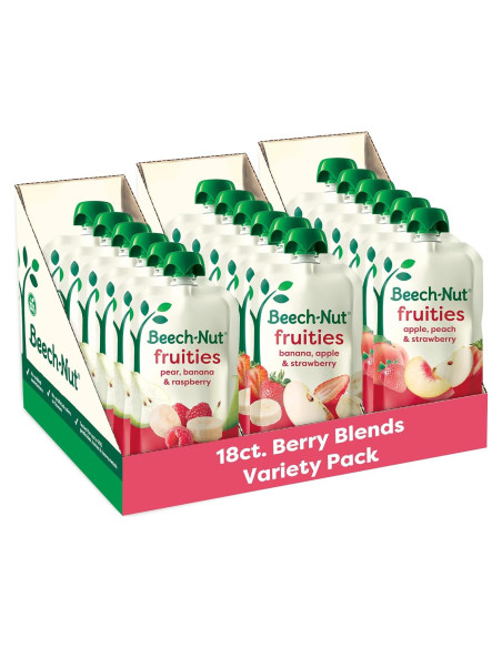 Paquete Variado de Purés de Frutas Beech-Nut 18 Bolsas 99g Paquete Variado de Purés de Frutas Beech-Nut 18 Bolsas 99g