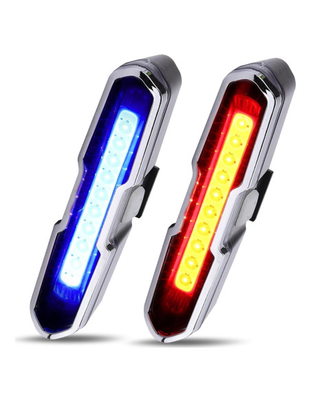 Luz Trasera Recargable USB Hapivida para Bicicleta - 5 Modos Luz Trasera Recargable USB Hapivida para Bicicleta - 5 Modos