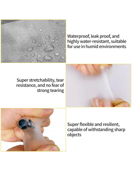 Kit de Reparación Inflable Profesional WINUSD 10.16 cm x 2.13 m Kit de Reparación Inflable Profesional WINUSD 10.16 cm x 2.13 m