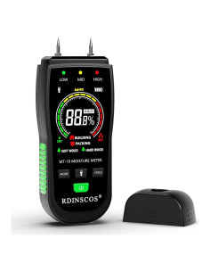 Medidor de Humedad Digital RDINSCOS MT19C - Preciso para Madera y Concreto