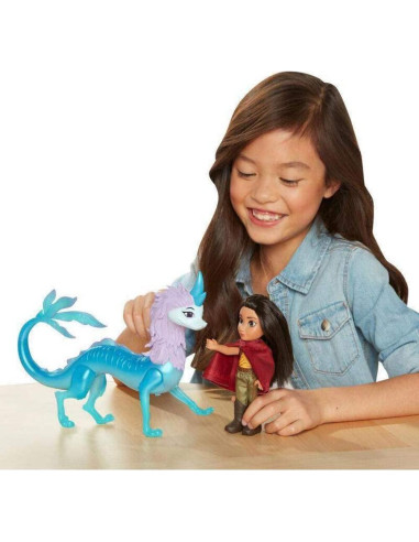 Muñeca Petite Raya y Dragón Sisu Disney 6" con Luces
