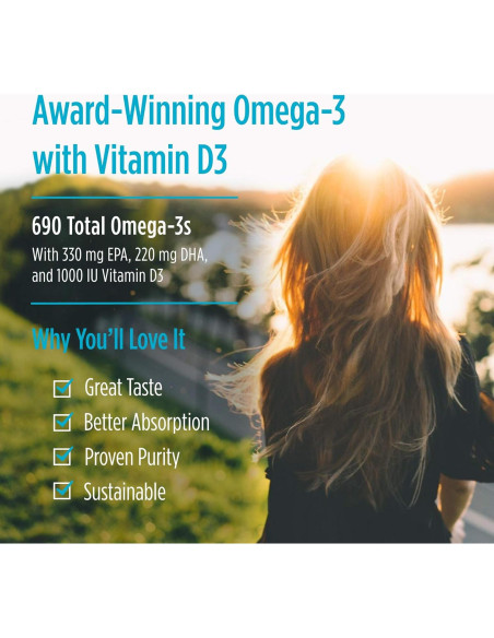 Nordic Naturals Omega-3D Geles Blandos 60 Unidades 690 mg Omega-3 Nordic Naturals Omega-3D Geles Blandos 60 Unidades 690 mg Omega-3