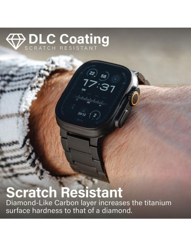 Banda de Titanio KORDIZ T01 Pro Max para Apple Watch 49mm