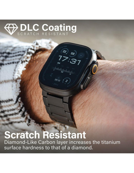 Banda de Titanio KORDIZ T01 Pro Max para Apple Watch 49mm Banda de Titanio KORDIZ T01 Pro Max para Apple Watch 49mm
