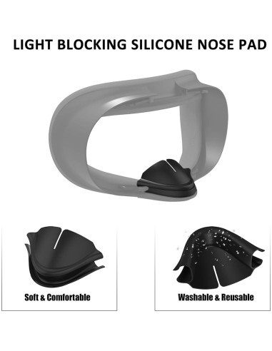 Almohadilla Nasal Suave NUHFUFA para Gafas VR Quest 3S