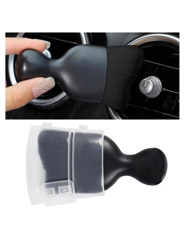 Cepillo de Limpieza para Automóvil LKAHG - Diseño Curvado Negro