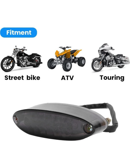 Luz Trasera LED DREAMIZER Universal para Motocicleta 28 LEDs Luz Trasera LED DREAMIZER Universal para Motocicleta 28 LEDs