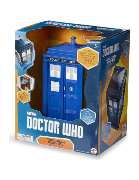 Banco Electrónico TARDIS Hablante Doctor Who - Efectos de Sonido y Luz Banco Electrónico TARDIS Hablante Doctor Who - Efectos de Sonido y Luz
