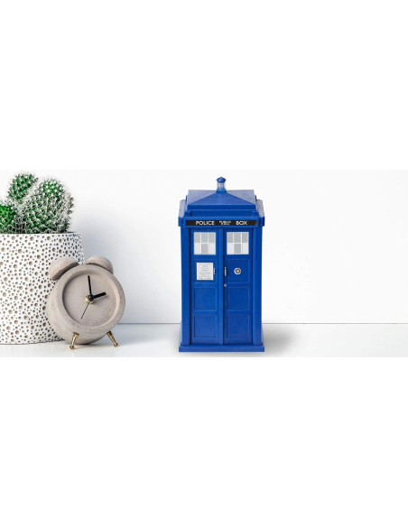 Banco Electrónico TARDIS Hablante Doctor Who - Efectos de Sonido y Luz Banco Electrónico TARDIS Hablante Doctor Who - Efectos de Sonido y Luz