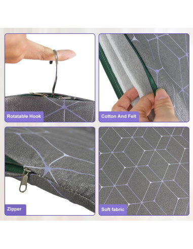 Tabla de Vapor Colgante EVEME 89x43cm Plegable para Ropa