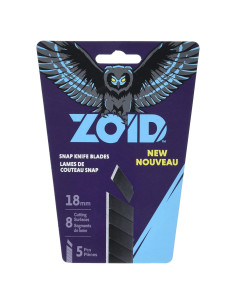 Recarga de Cuchillas Zoid 18mm Acero Carbono Paquete 5