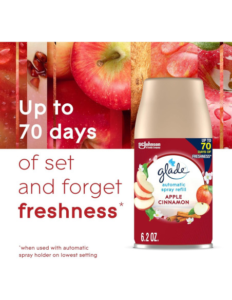 Recarga Spray Automático Glade Manzana Canela 176g Recarga Spray Automático Glade Manzana Canela 176g