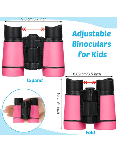 Set de Prismáticos para Niños Yunsailing 4 Piezas Alta Resolución