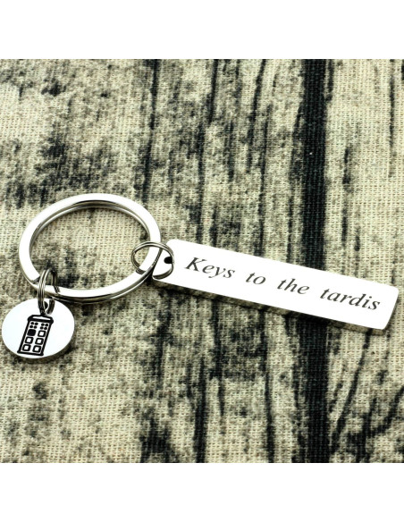 Llavero Doctor Who Kivosliviz - Joyería Acero Inoxidable Llavero Doctor Who Kivosliviz - Joyería Acero Inoxidable
