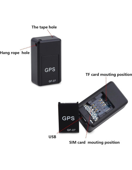 Rastreador GPS Tkiplay GF07 Mini Magnético Sin Suscripción Rastreador GPS Tkiplay GF07 Mini Magnético Sin Suscripción