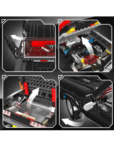 Kit de Construcción Mould King GTO 1967 - 1563 Piezas