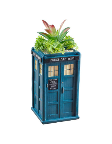 Maceta Cerámica TARDIS Doctor Who 15.24 cm para Plantas