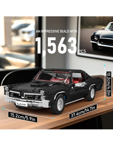 Kit de Construcción Mould King GTO 1967 - 1563 Piezas