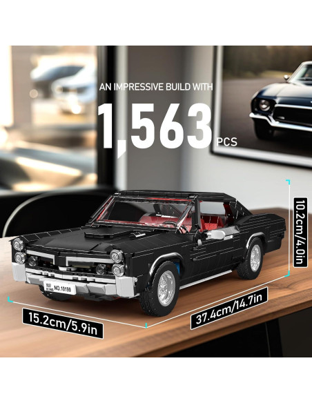 Kit de Construcción Mould King GTO 1967 - 1563 Piezas Kit de Construcción Mould King GTO 1967 - 1563 Piezas