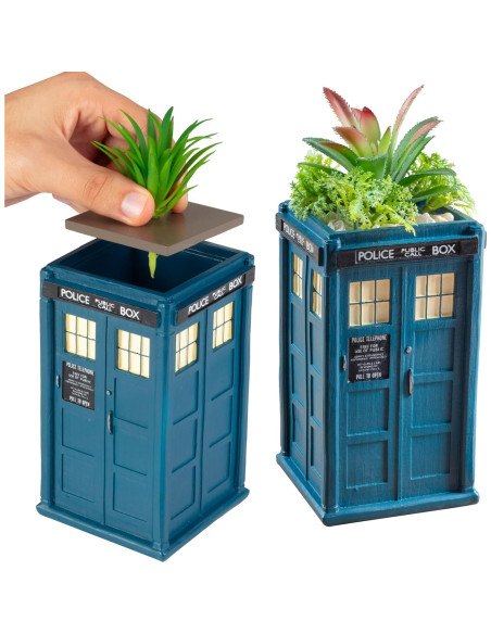 Maceta Cerámica TARDIS Doctor Who 15.24 cm para Plantas Maceta Cerámica TARDIS Doctor Who 15.24 cm para Plantas
